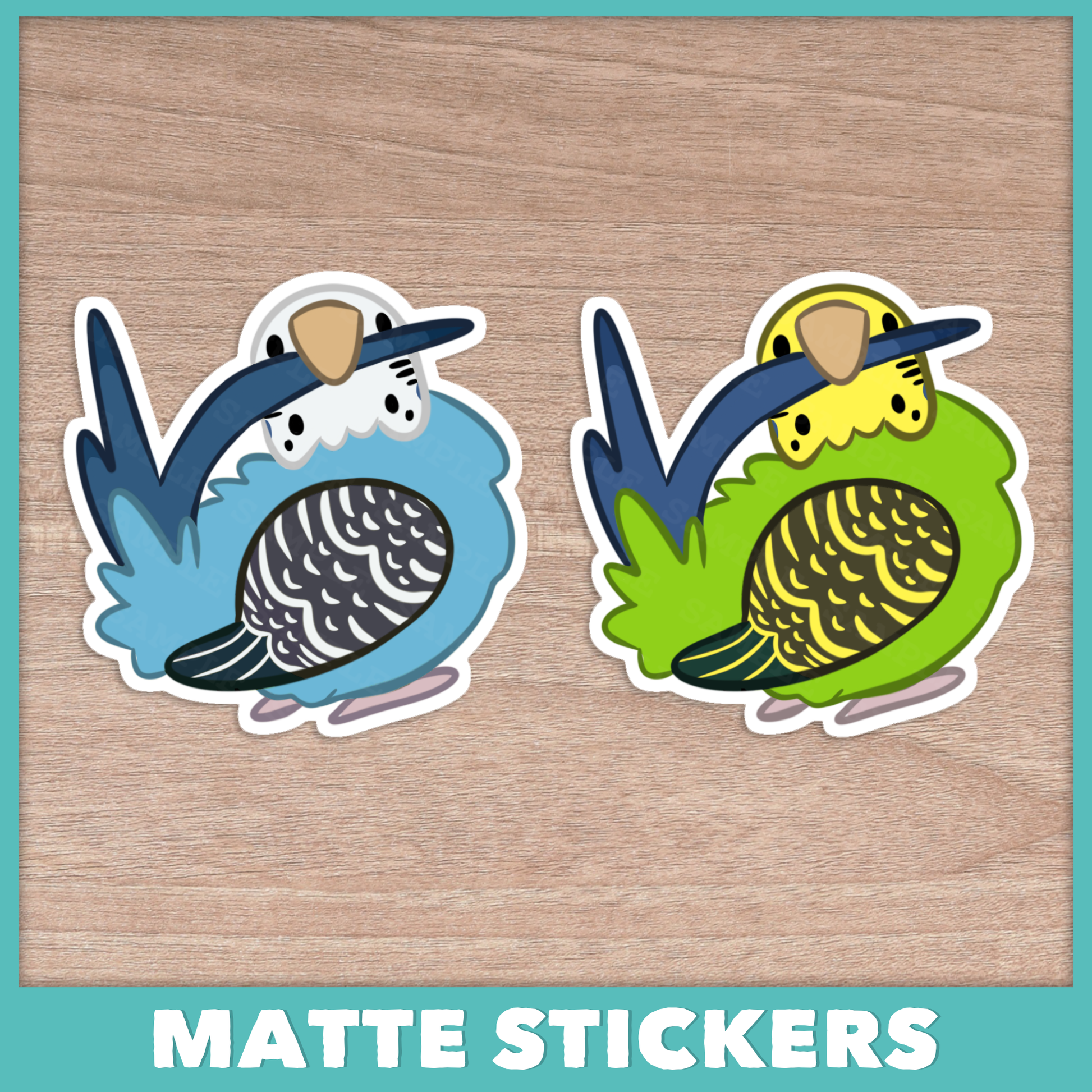 Budgie Preeners Stickers