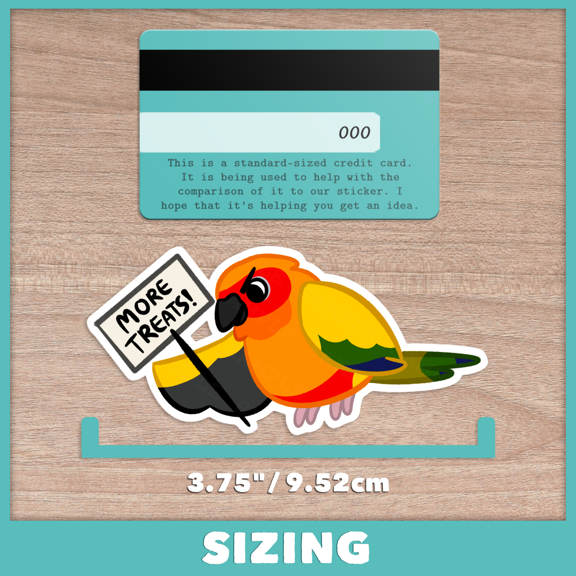Conure (Aratinga) Protest Stickers