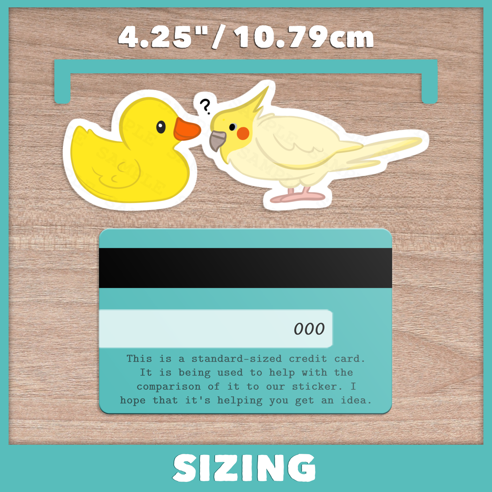 Curious Cockatiel Sticker