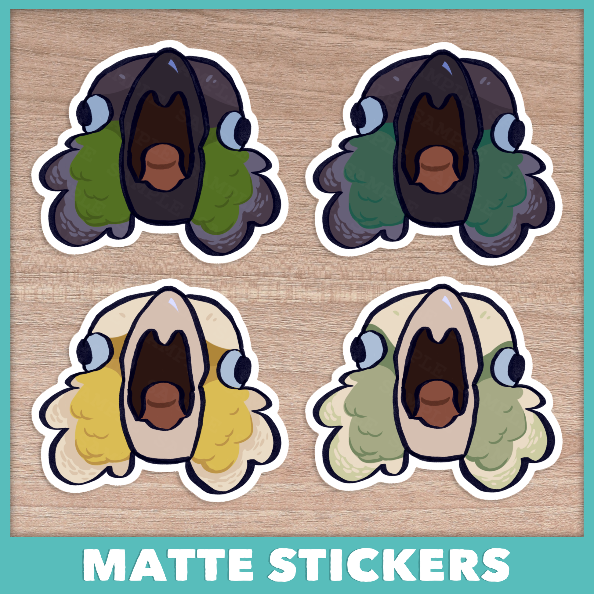 Squawking Conure (Pyrhurra) Stickers