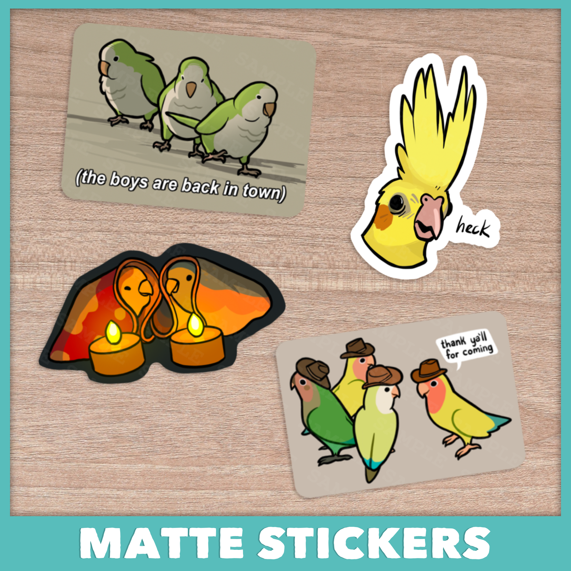 Parrot Memes Stickers