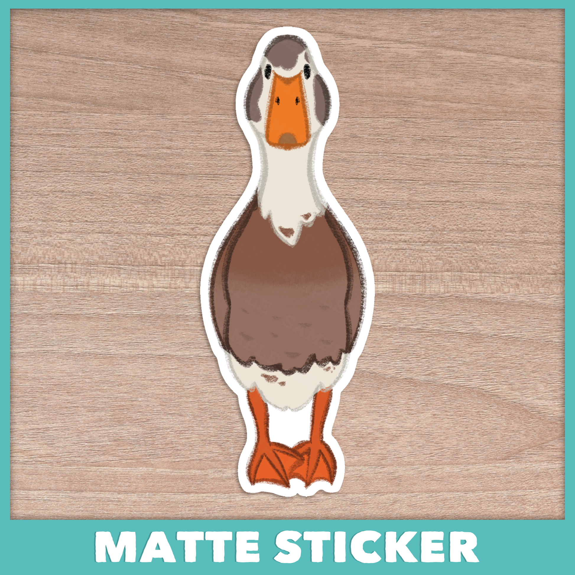 Polite Duck Sticker