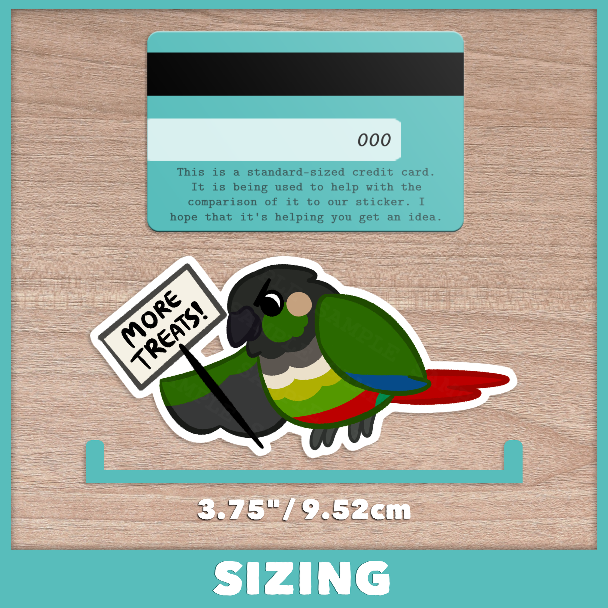 Conure (Pyrhurra) Protest Stickers