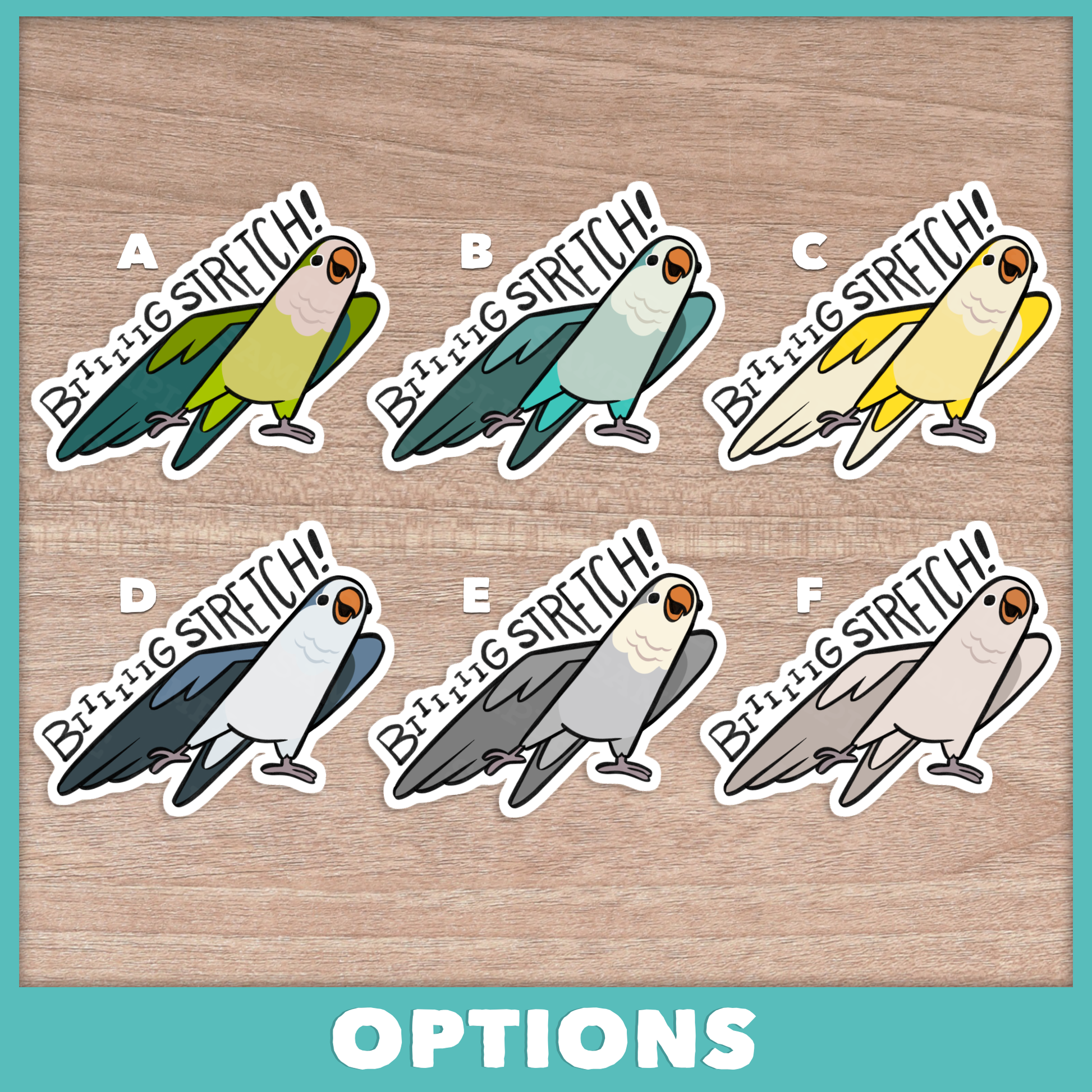 Quaker Big Stretch Stickers