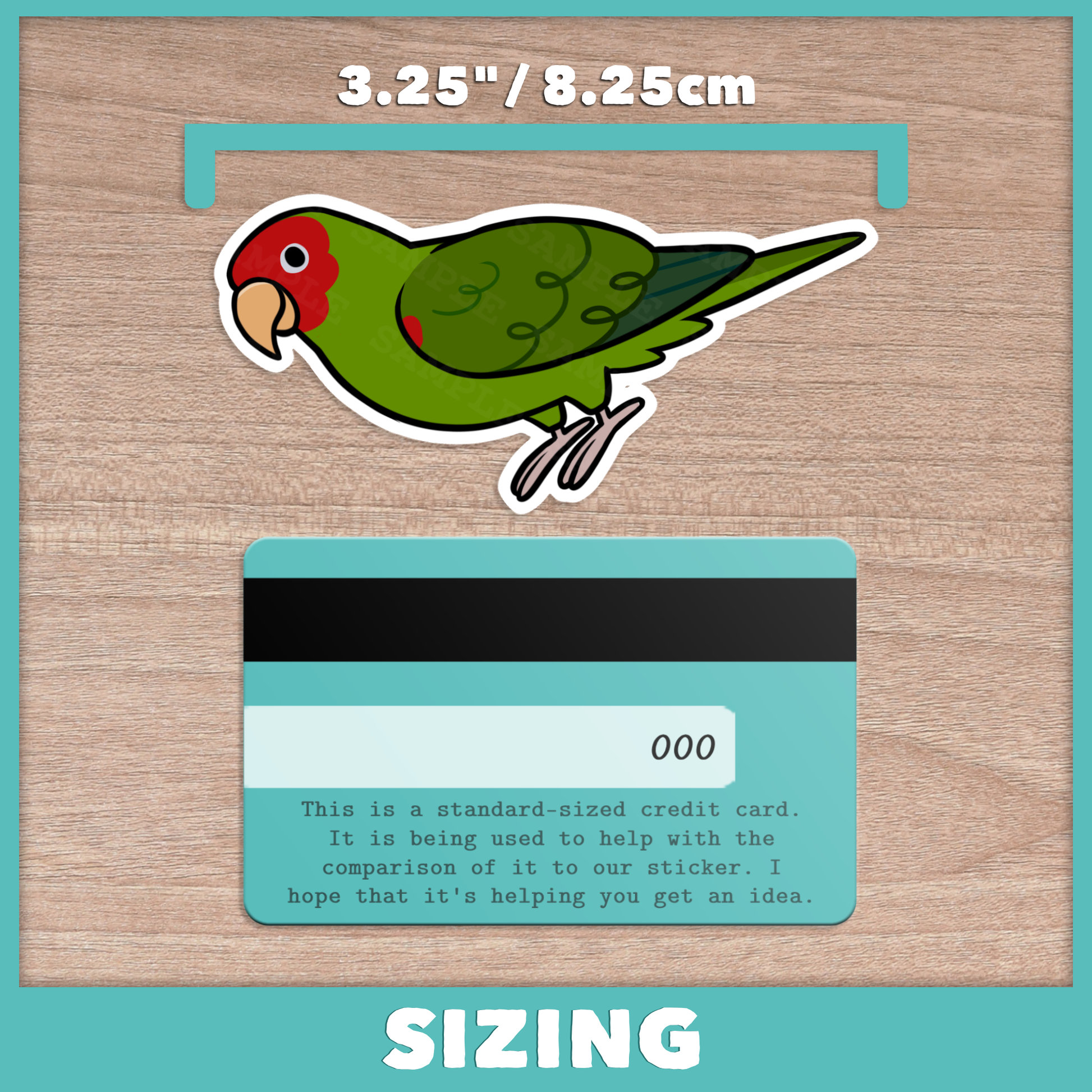 Conure (Misc) Cuties Stickers