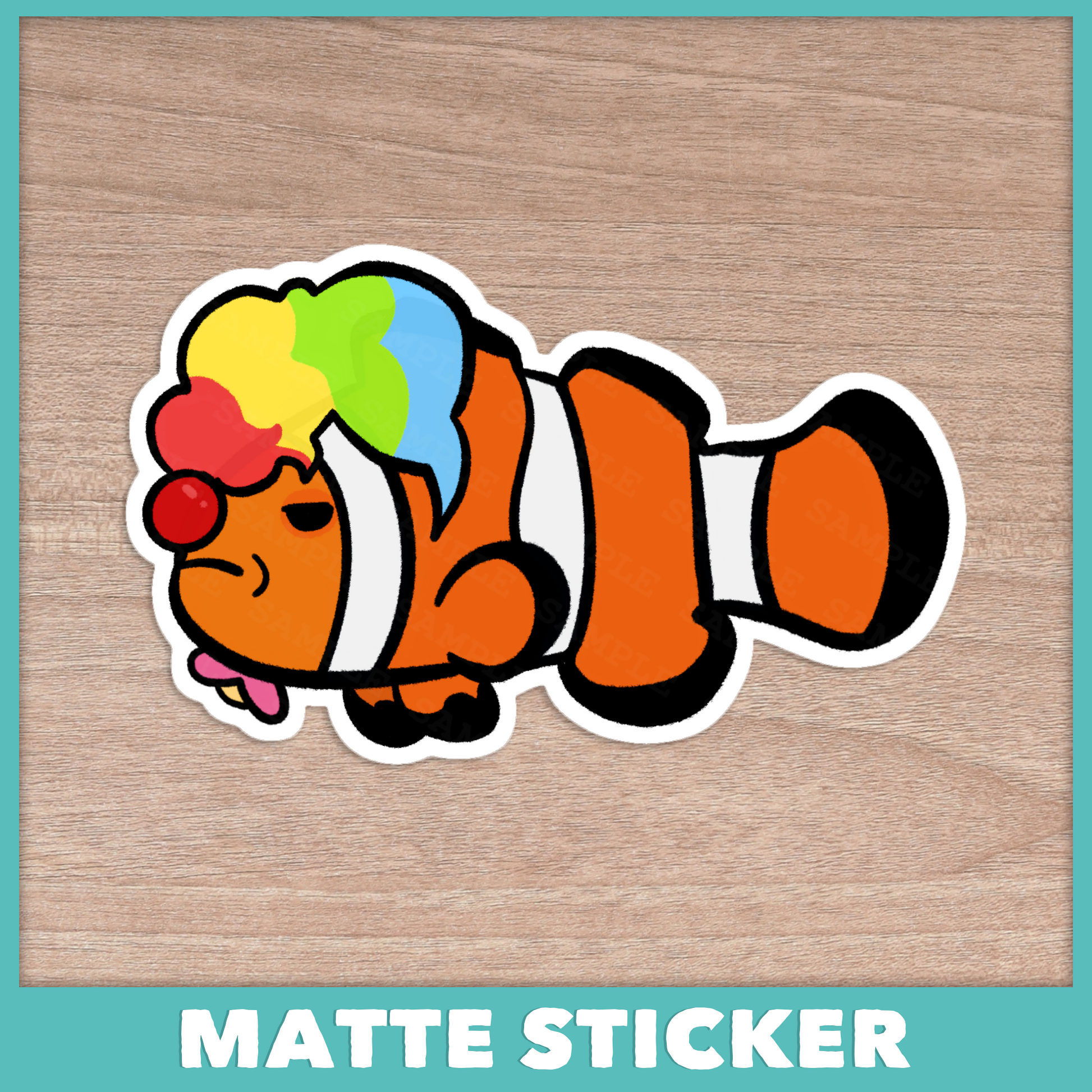 CLOWNfish Sticker