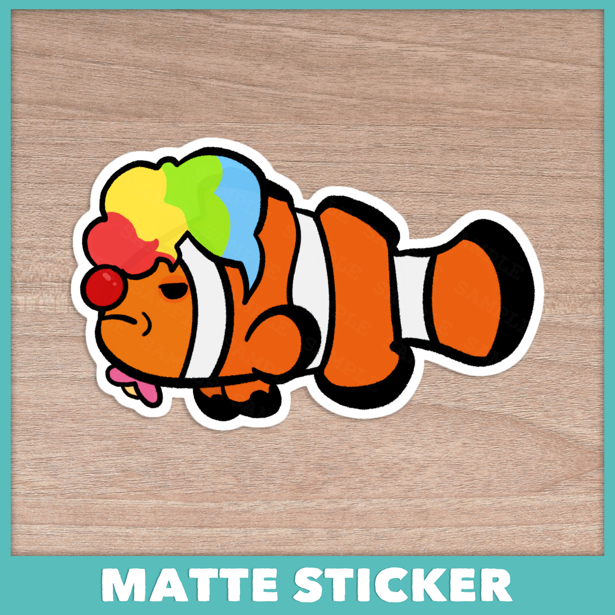 CLOWNfish Sticker