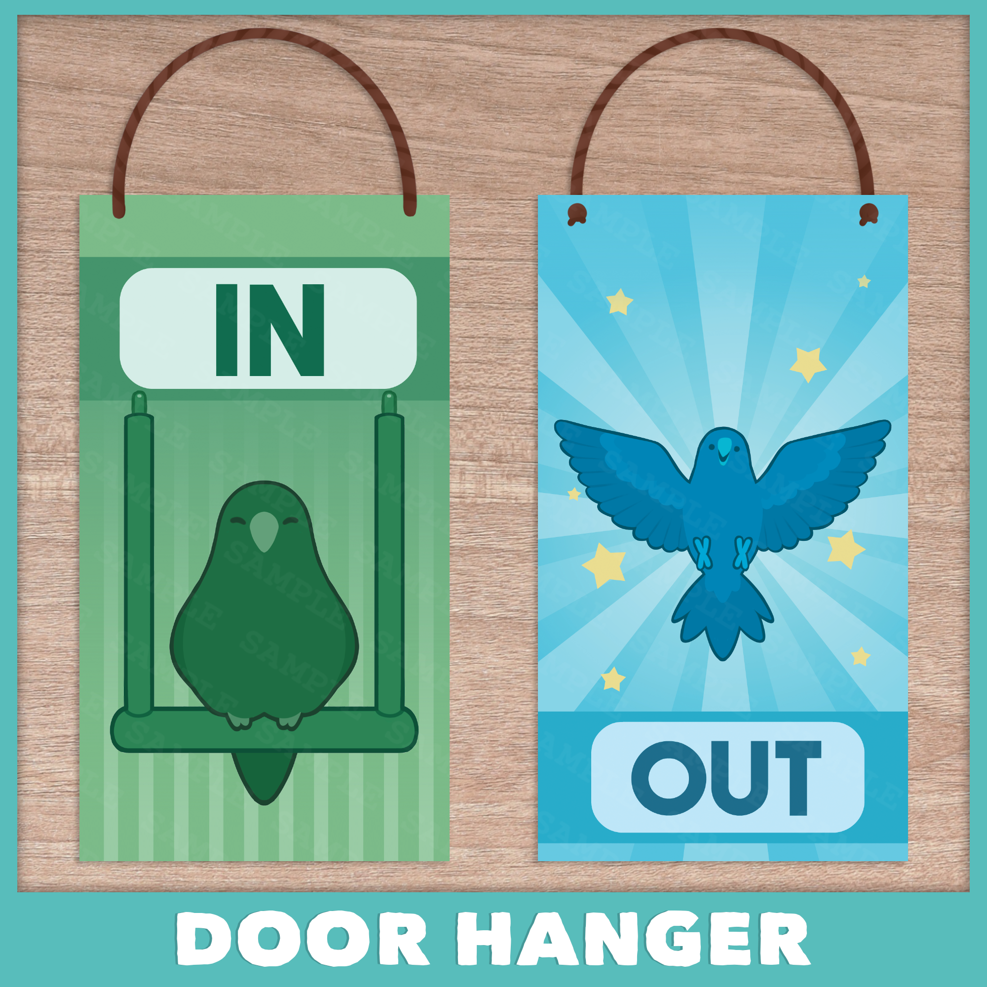 In/Out of Cage Door Hanger for Pet Birds - 2025 Version!