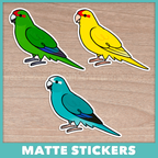 Kakariki (Cuties) Stickers