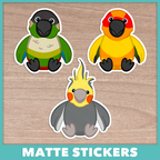 ParrotKinz Stickers