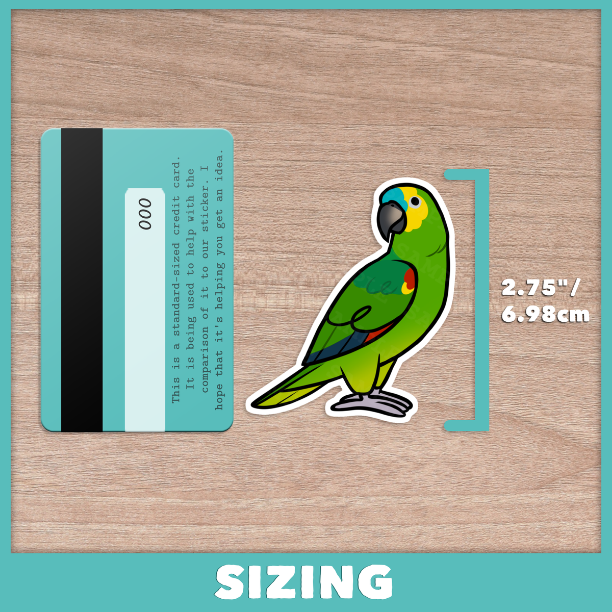 Amazon Parrot (Cuties) Stickers