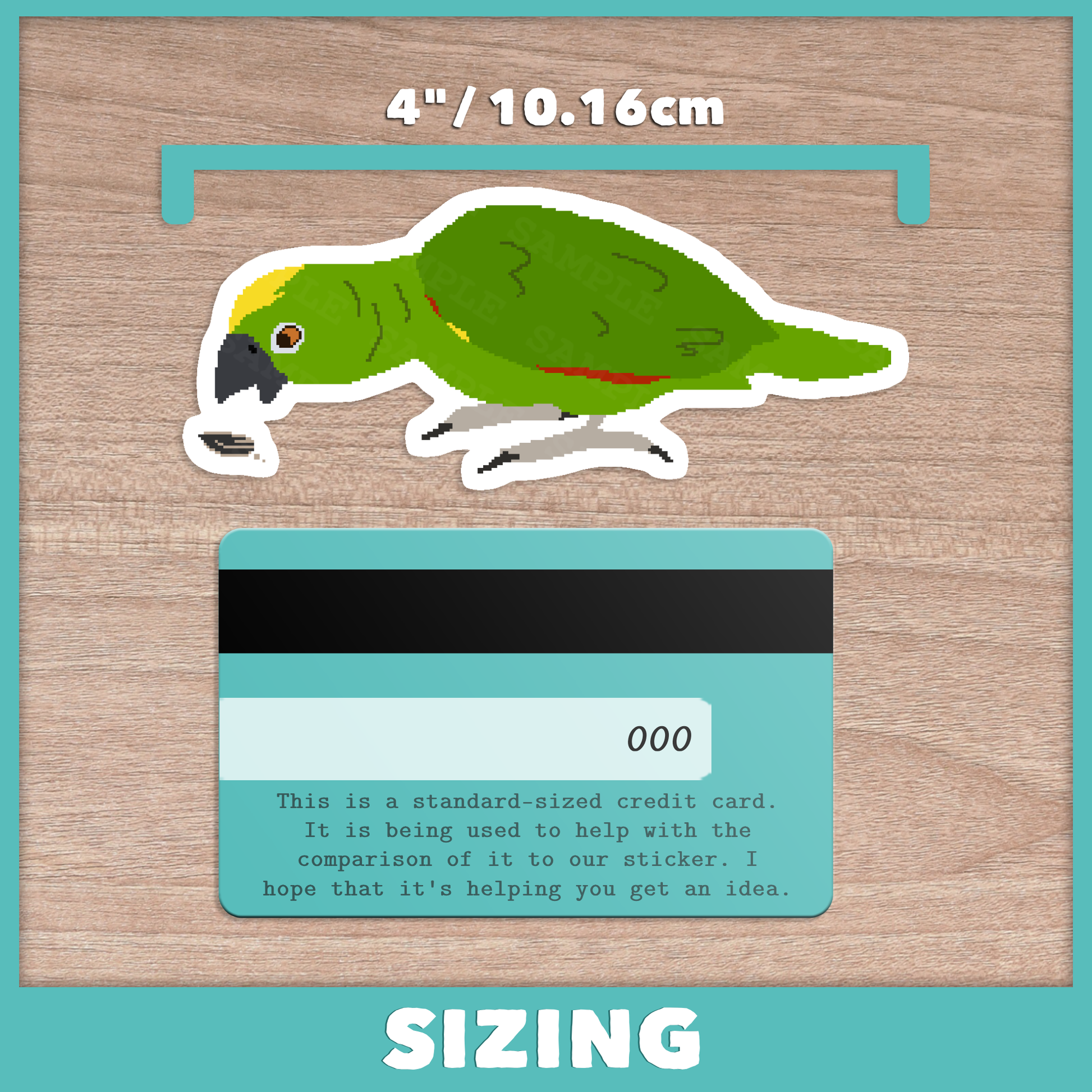 Pixel Amazon Seed Sticker
