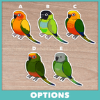 Conure (Aratinga) Stickers