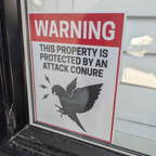 Attack Conure Posterboard Sign