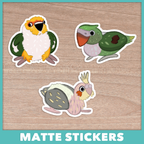 Baby Parrot Stickers