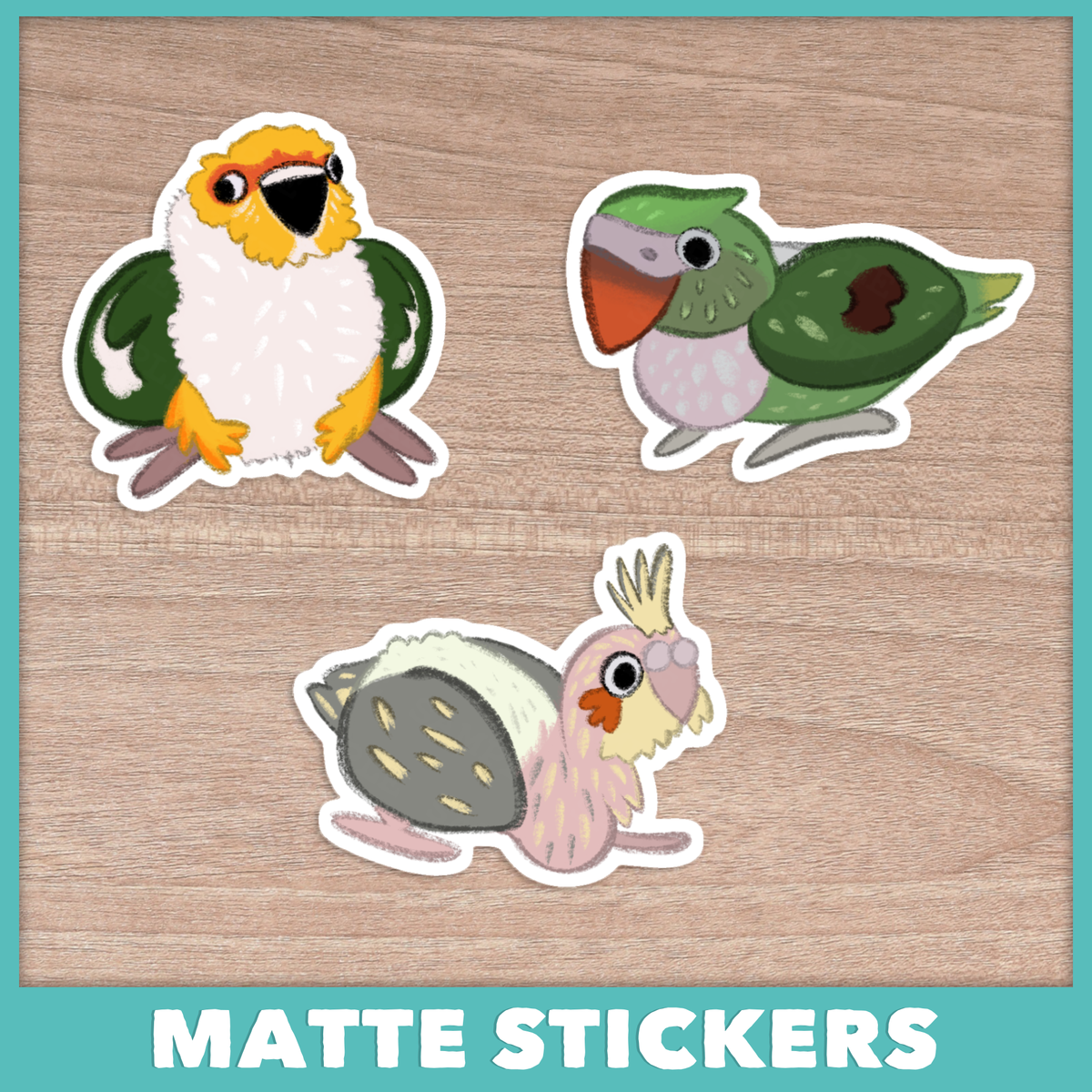 Baby Parrot Stickers