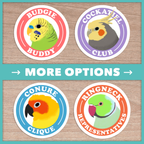 Parrot Species Club Stickers