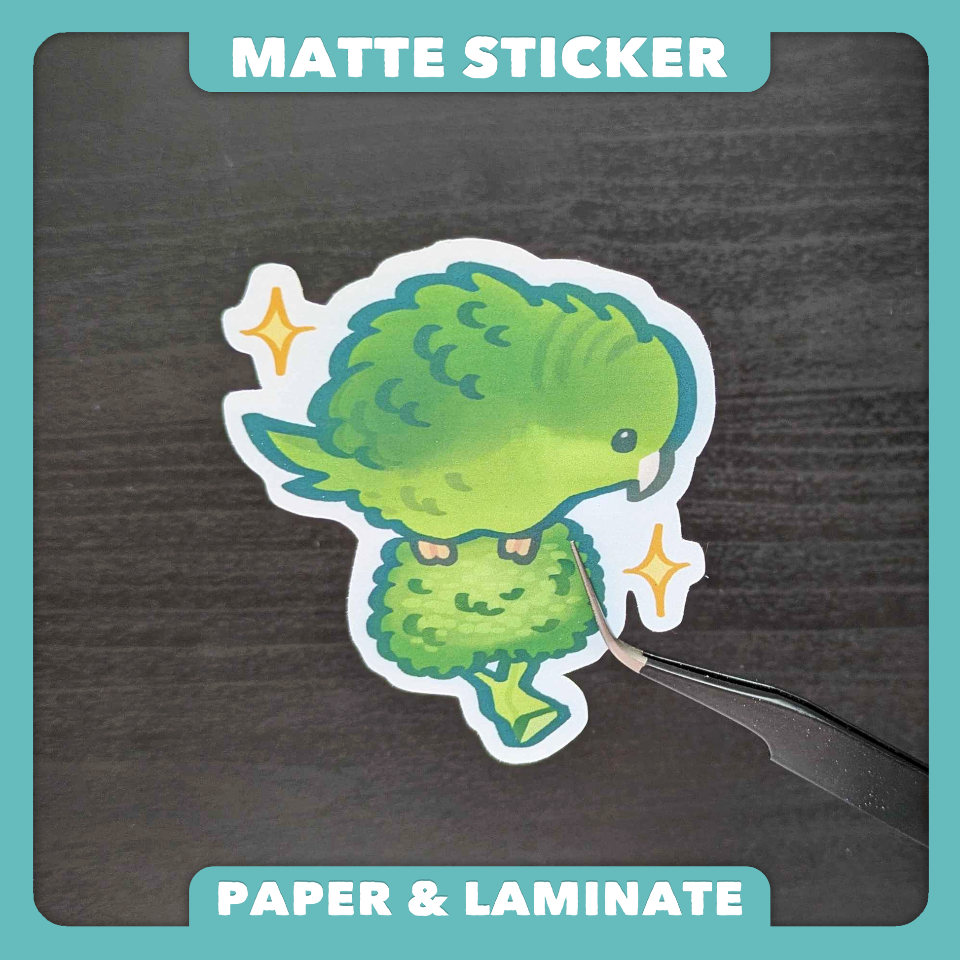 Brocco-linnie Parrot Sticker