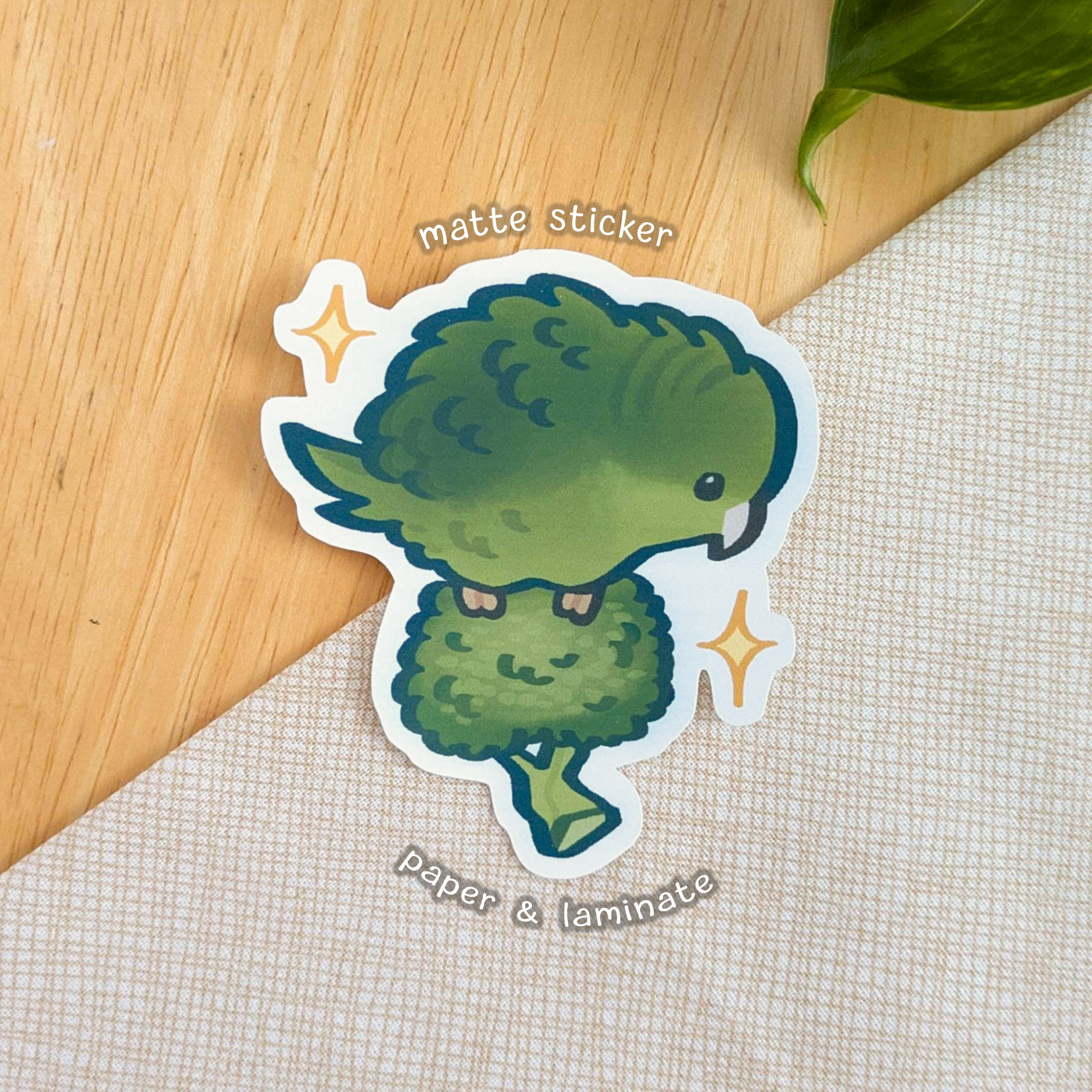 Brocco-linnie Parrot Sticker