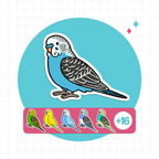 Budgie (Cuties) Stickers