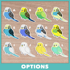 Budgie (Budgerigar) Stickers