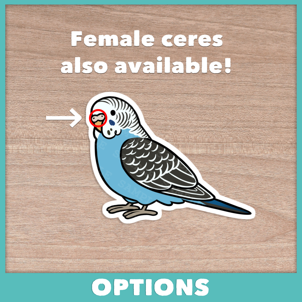 Budgie (Cuties) Stickers