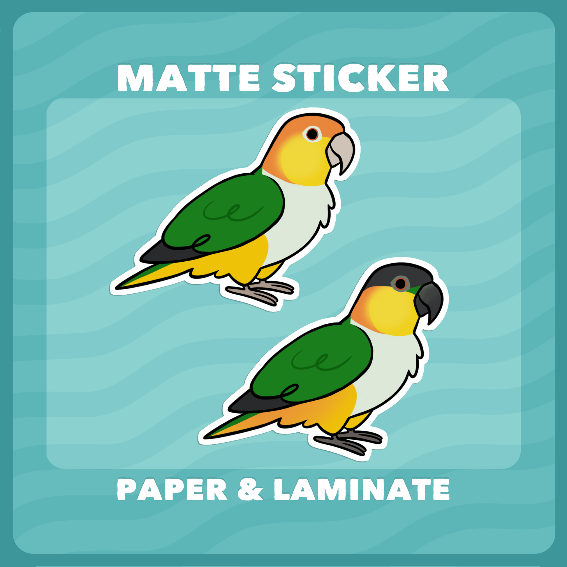 Caique (Cuties) Sticker