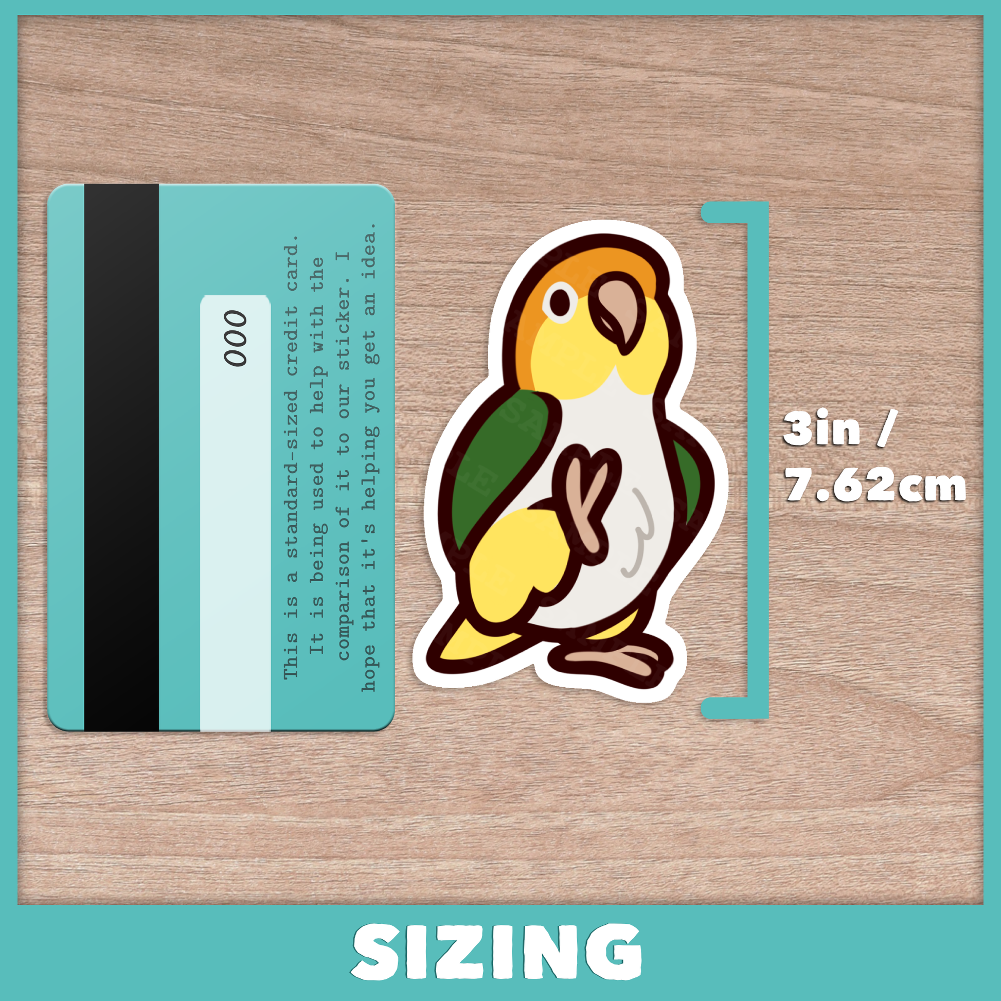 Marching Caique Stickers