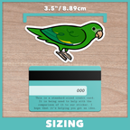 Canary-Winged Parakeet (Cuties) Sticker