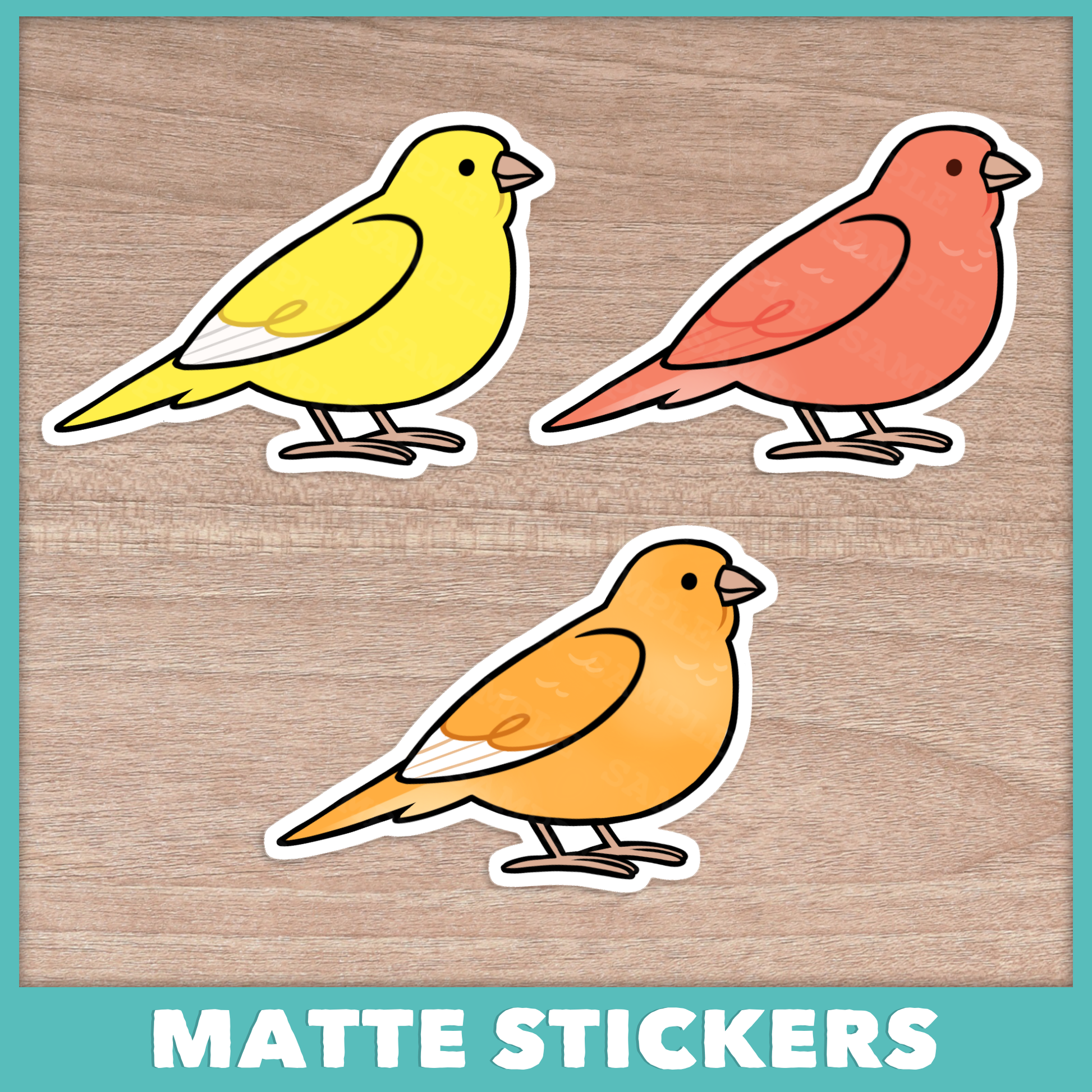 Canary (Cuties) Stickers