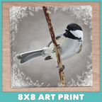Chickadee Art Print