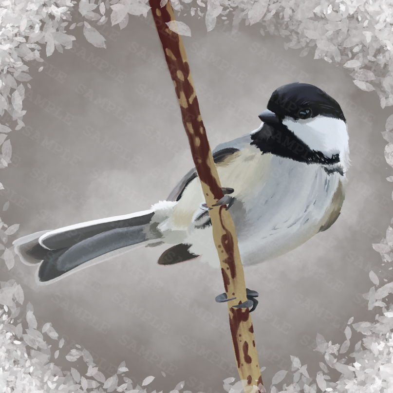Chickadee Art Print