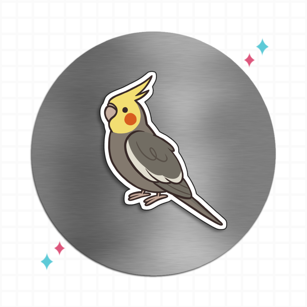 Cockatiel Cuties Flat Magnet