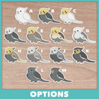 Cockatiel Stickers