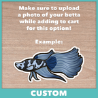 Betta Fish (Cuties) Stickers