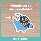 Budgie (Fluffballs) Stickers