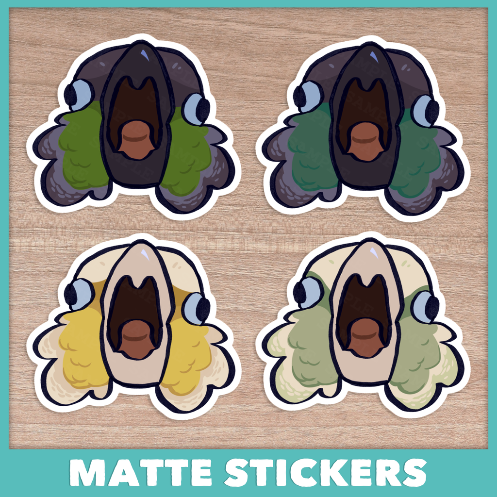 Squawking Conure (Pyrhurra) Stickers
