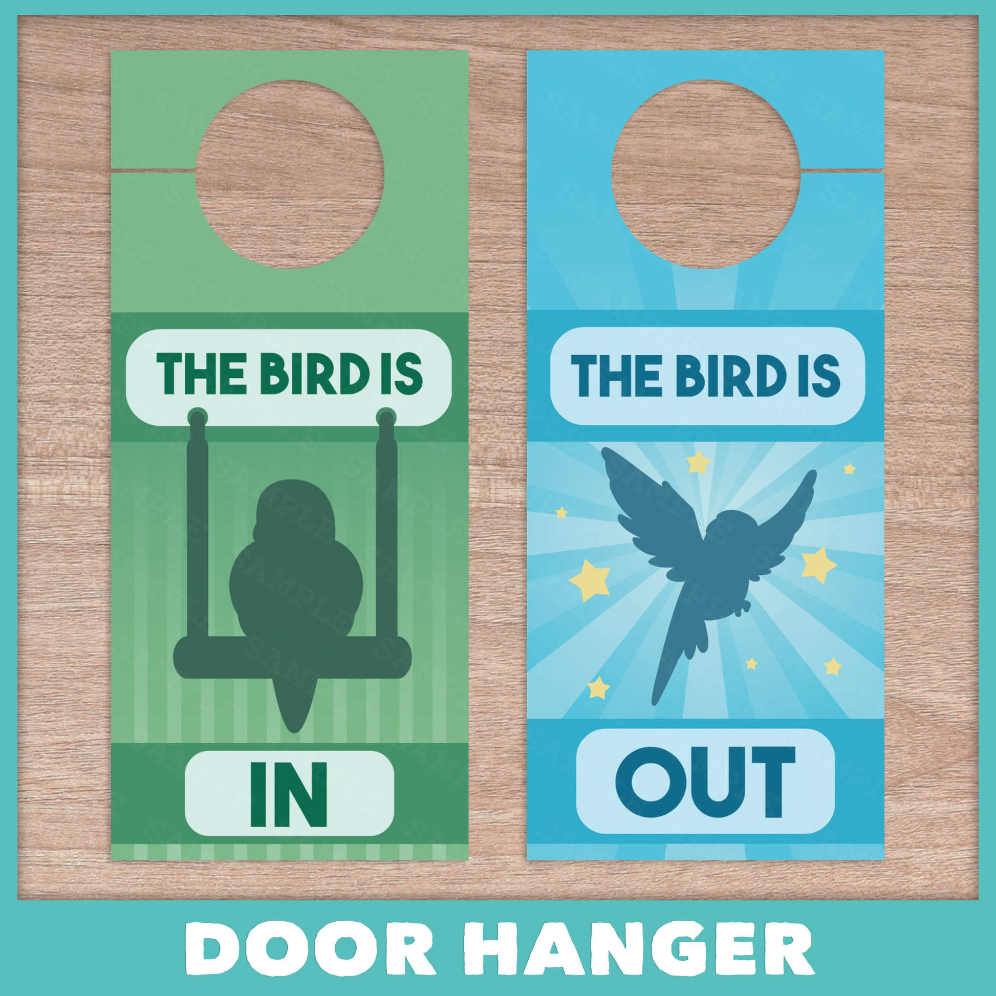 In/Out of Cage Door Hanger for Birds - 2023 Version