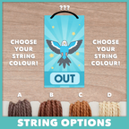 In/Out of Cage Door Hanger (Budgie) - 2025 Version!