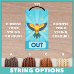 In/Out of Cage Door Hanger (Sun Conure) - 2025 Version!