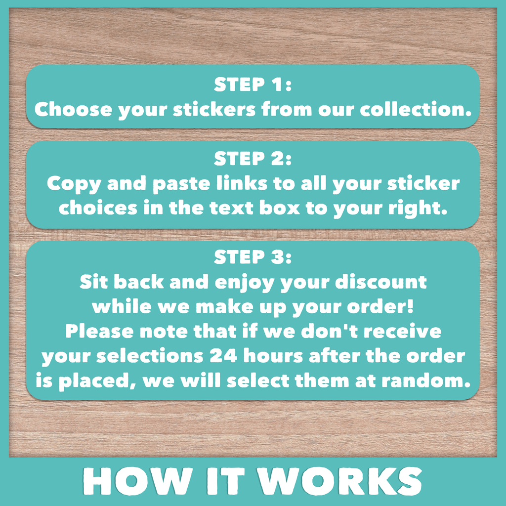 Any 10 Stickers Bundle