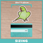 Indian Ringneck Leggie Stickers