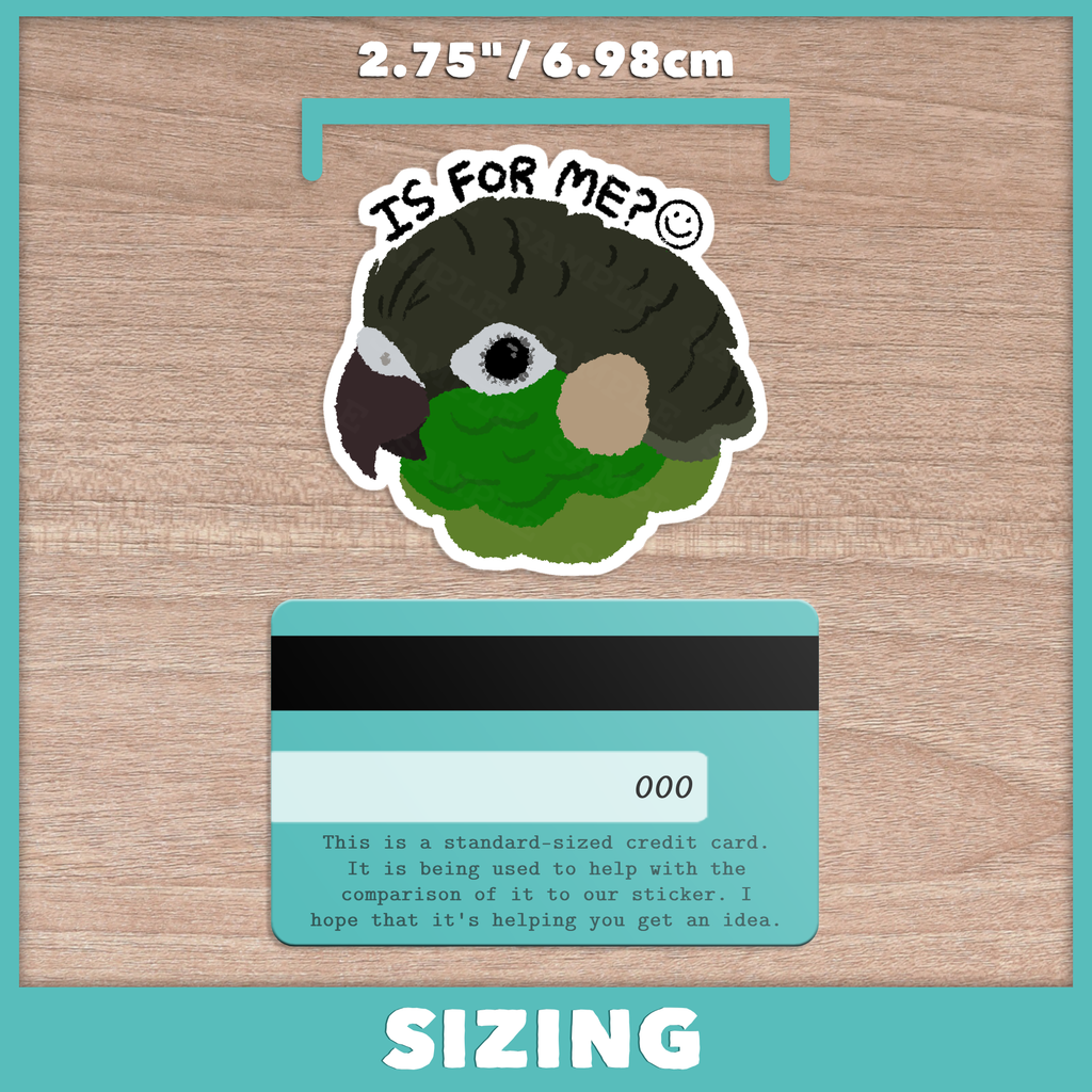 Is For Me Conure (Aratinga) Stickers