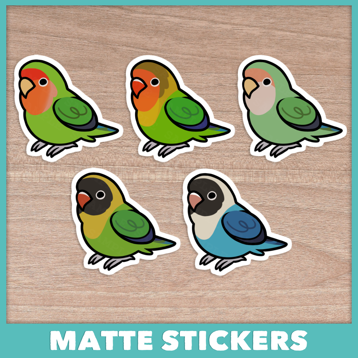 Lovebird (Cuties) Stickers