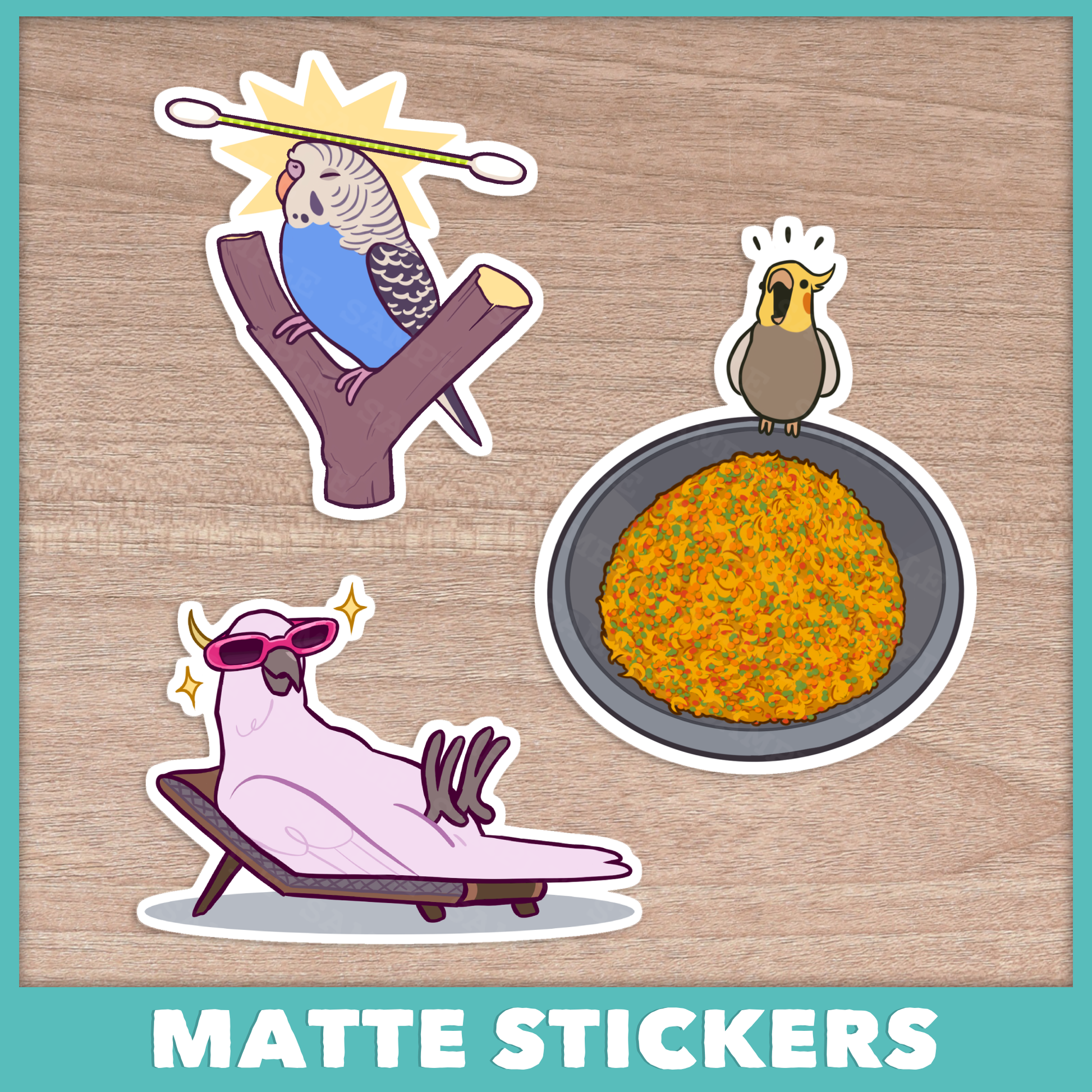 Parrot Memes (Series 3) Stickers