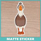 Polite Duck Sticker