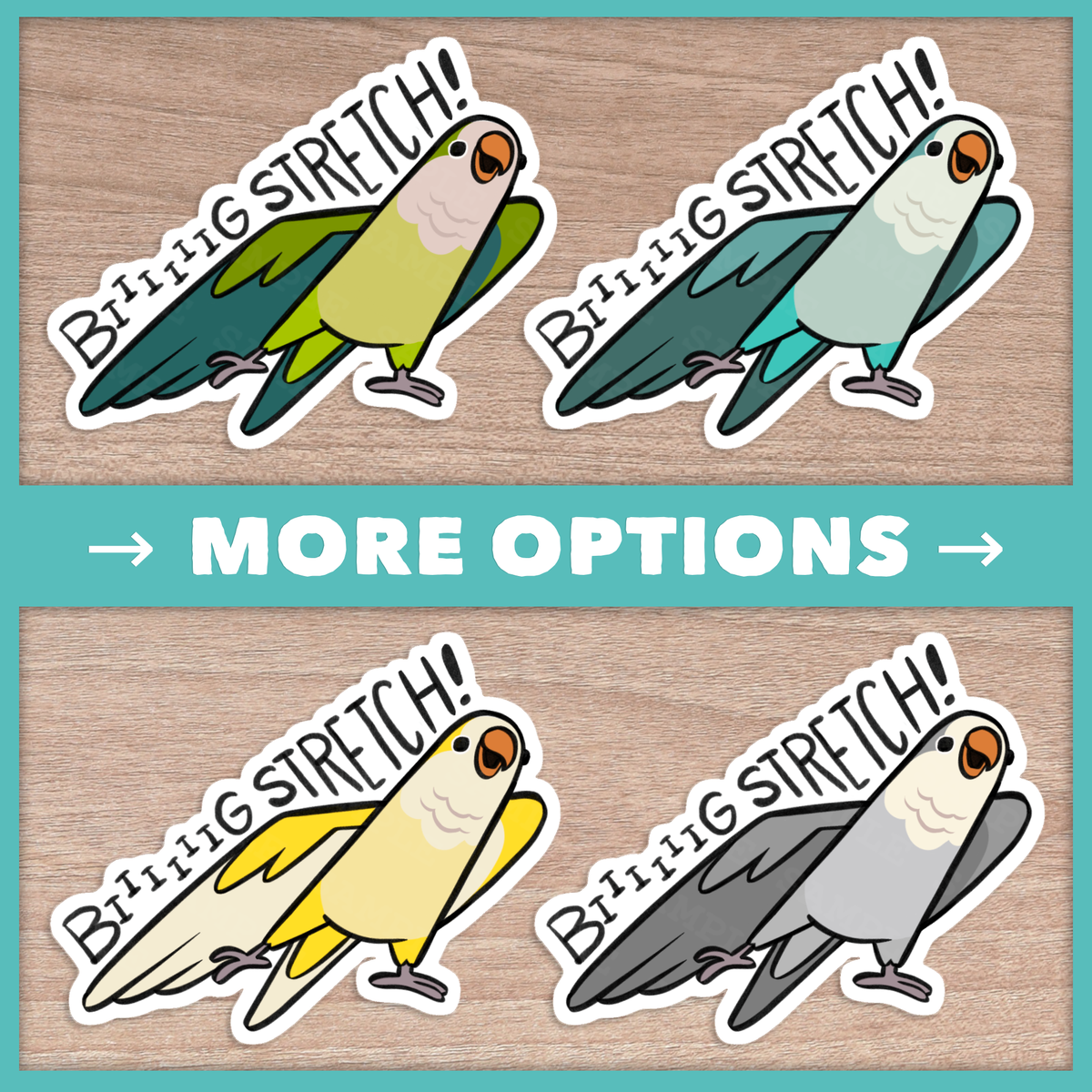 Quaker Big Stretch Stickers