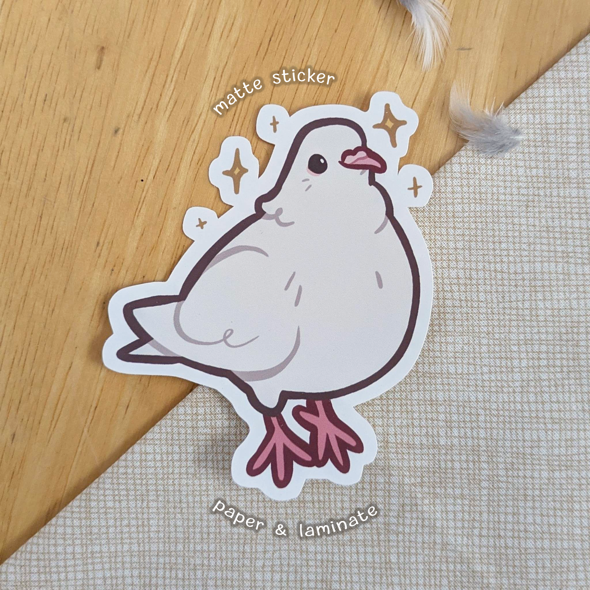 Sparkle Dove Sticker