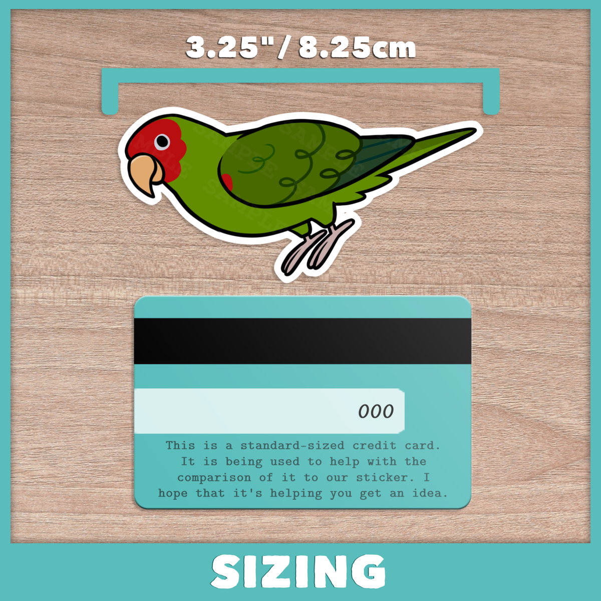 Conure (Misc) Cuties Stickers